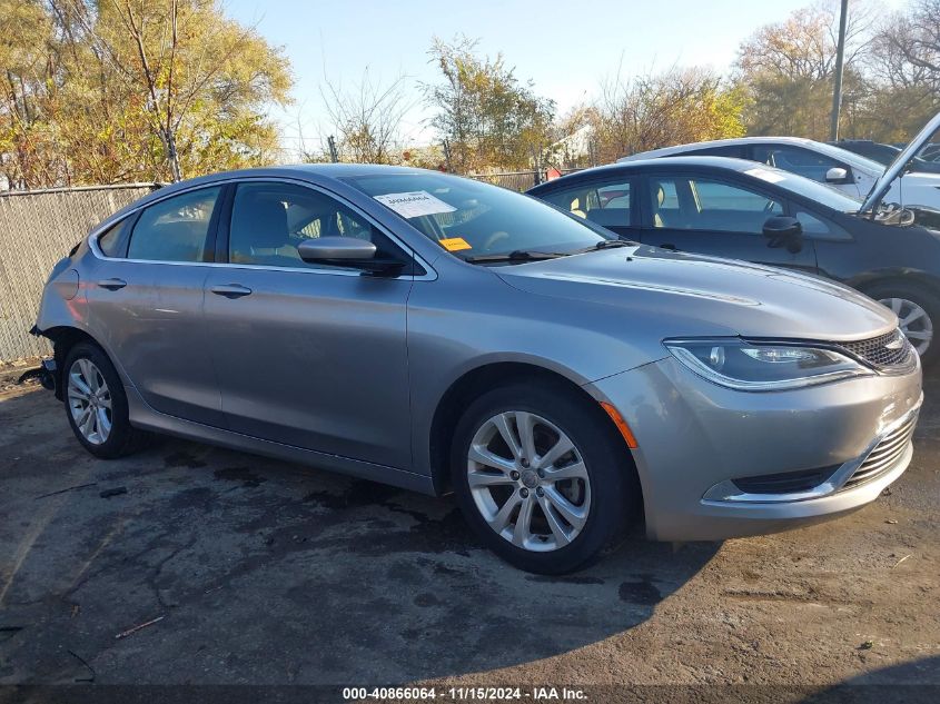 2016 Chrysler 200 Limited VIN: 1C3CCCAB9GN132763 Lot: 40866064