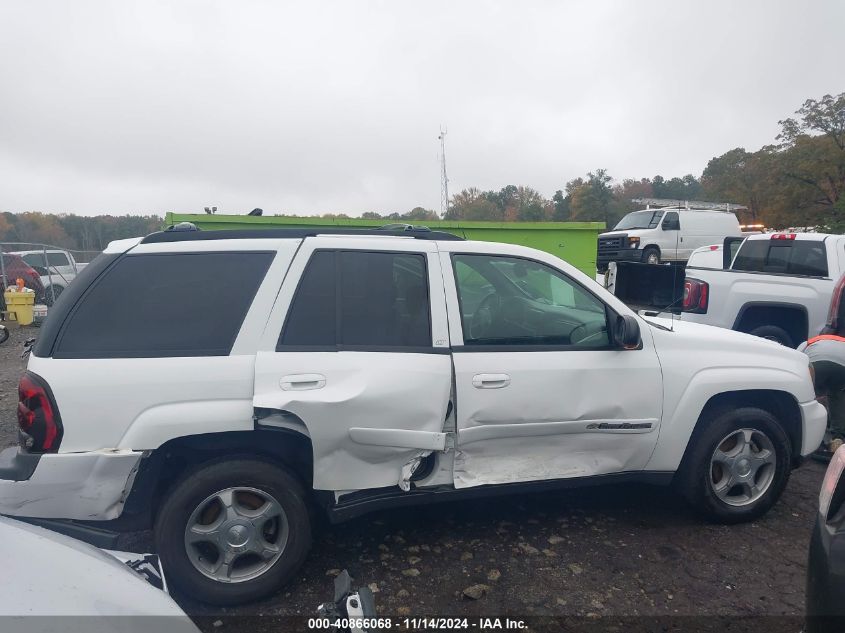 2004 Chevrolet Trailblazer Lt VIN: 1GNDT13S142320635 Lot: 40866068