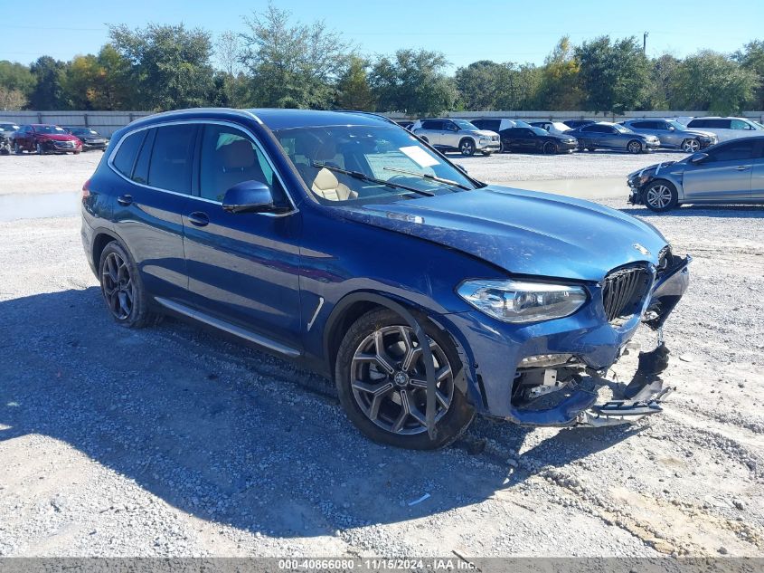 2021 BMW X3 Sdrive30I VIN: 5UXTY3C08M9H58836 Lot: 40866080