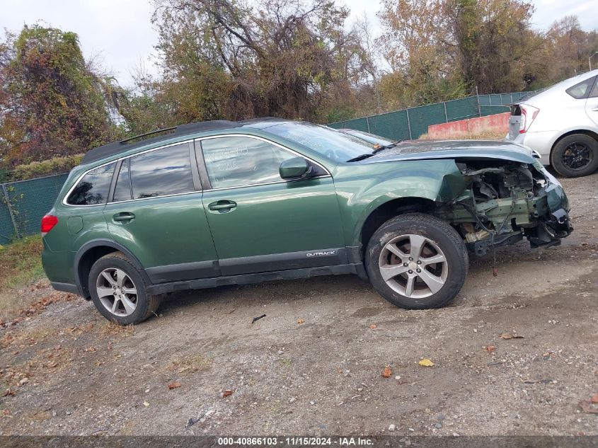 2014 Subaru Outback 2.5I Premium VIN: 4S4BRBDC0E3267459 Lot: 40866103