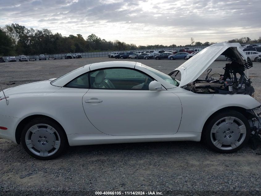 2004 Lexus Sc 430 VIN: JTHFN48Y240060279 Lot: 40866105