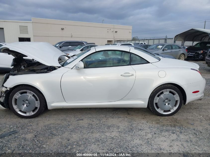 2004 Lexus Sc 430 VIN: JTHFN48Y240060279 Lot: 40866105