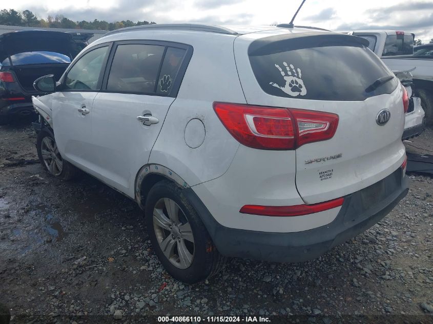 VIN KNDPB3A25D7395476 2013 KIA Sportage, LX no.3