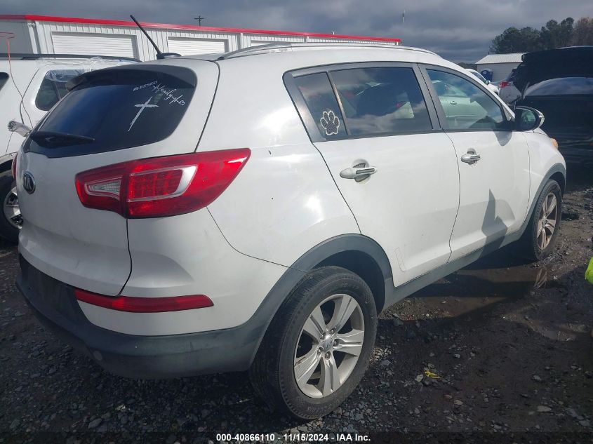 VIN KNDPB3A25D7395476 2013 KIA Sportage, LX no.4