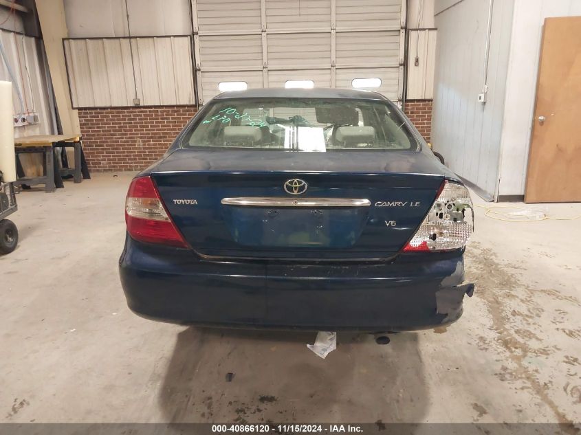 2002 Toyota Camry Le V6 VIN: 4T1BF32K62U528088 Lot: 40866120