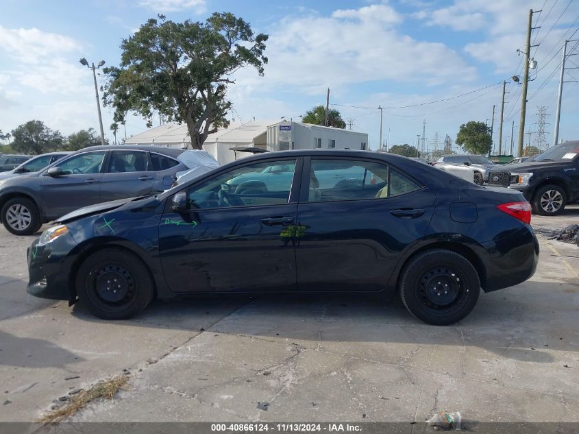 2019 Toyota Corolla Le VIN: 2T1BURHE9KC221297 Lot: 40866124