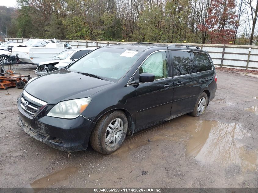 2005 Honda Odyssey Ex-L VIN: 5FNRL38615B054683 Lot: 40866129