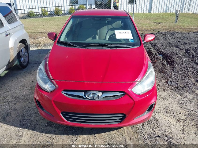 2014 Hyundai Accent Gs VIN: KMHCT5AE7EU162280 Lot: 40866136