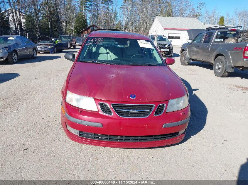 2006 Saab 9-3 2.0T VIN: YS3FD59Y061028607 Lot: 40866140