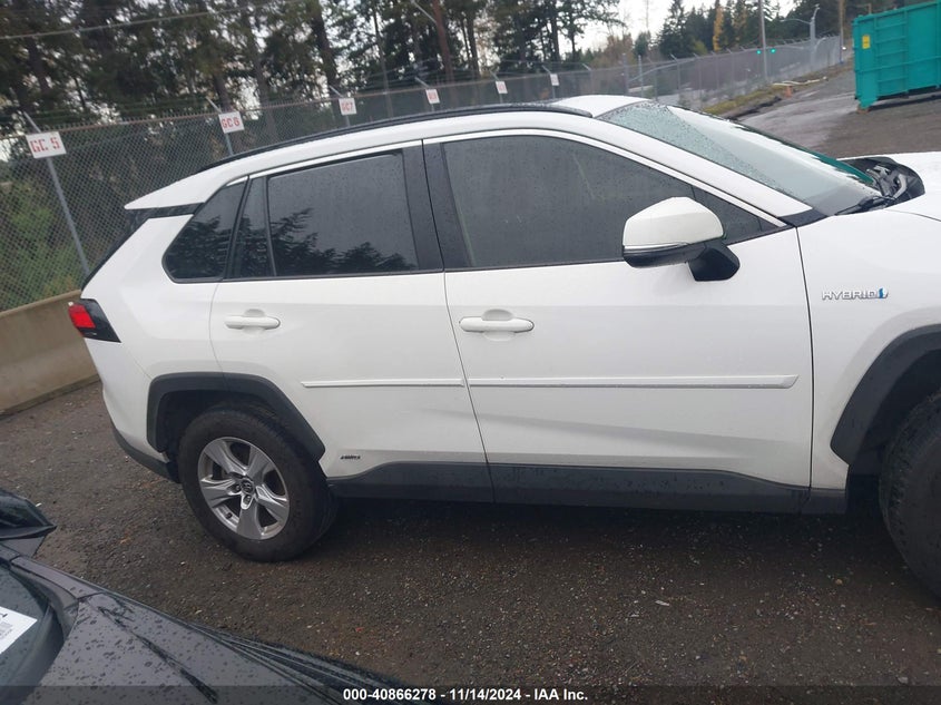 2019 TOYOTA RAV4 HYBRID XLE VIN: JTMRWRFVXKD501194