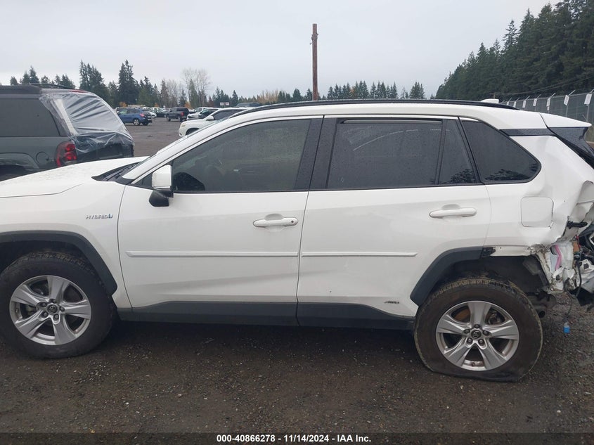 2019 TOYOTA RAV4 HYBRID XLE VIN: JTMRWRFVXKD501194