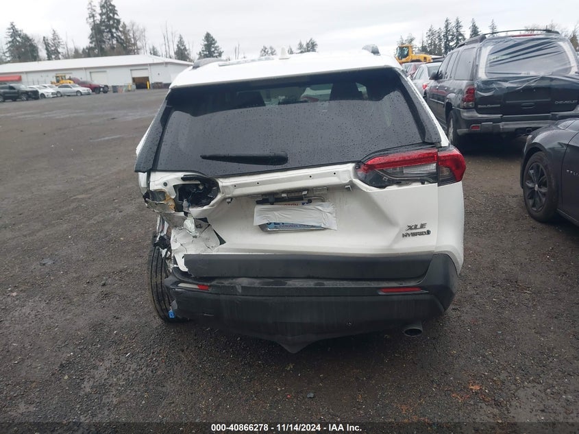 2019 TOYOTA RAV4 HYBRID XLE VIN: JTMRWRFVXKD501194