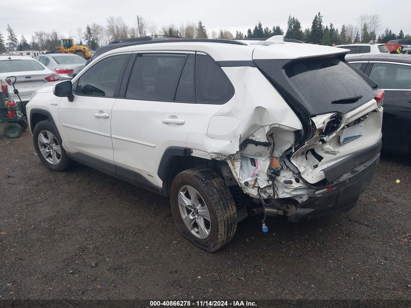 2019 TOYOTA RAV4 HYBRID XLE VIN: JTMRWRFVXKD501194