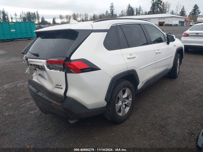 2019 TOYOTA RAV4 HYBRID XLE VIN: JTMRWRFVXKD501194