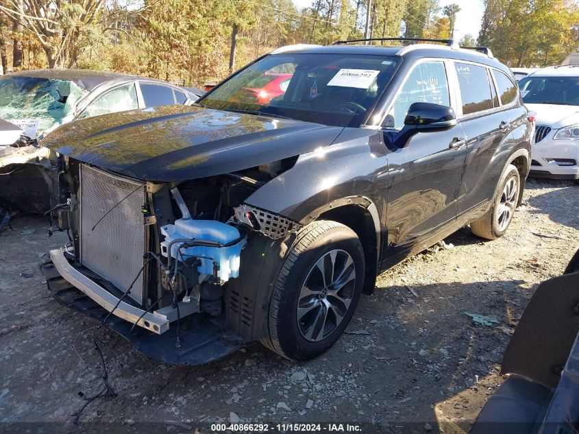 2023 Toyota Highlander Xle VIN: 5TDKDRAH3PS523378 Lot: 40866292