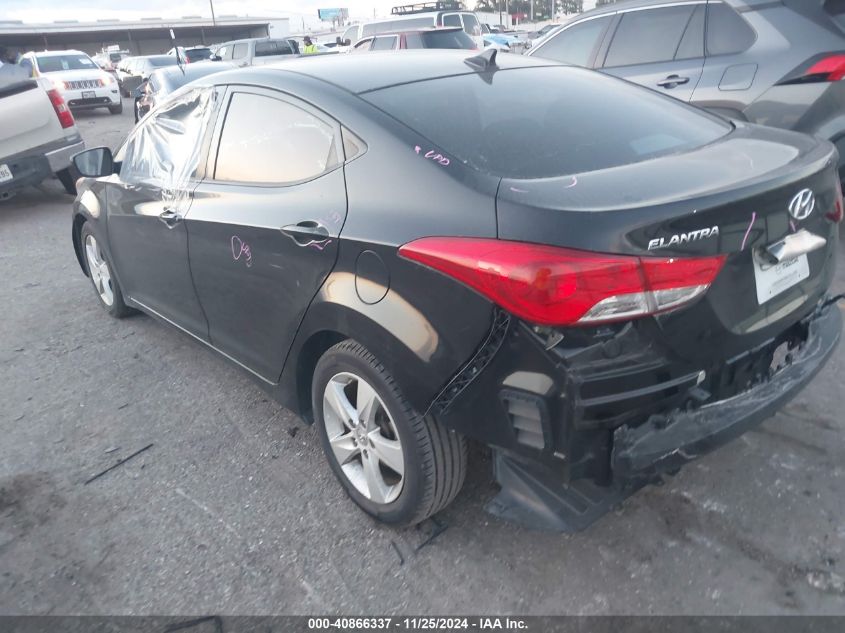 VIN 5NPDH4AE4DH435253 2013 Hyundai Elantra, Gls no.3