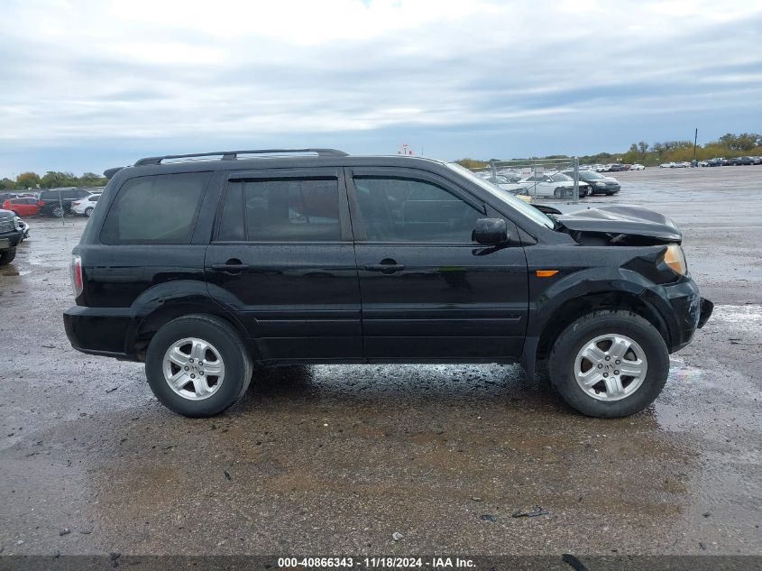 2008 Honda Pilot Vp VIN: 5FNYF28288B023431 Lot: 40866343