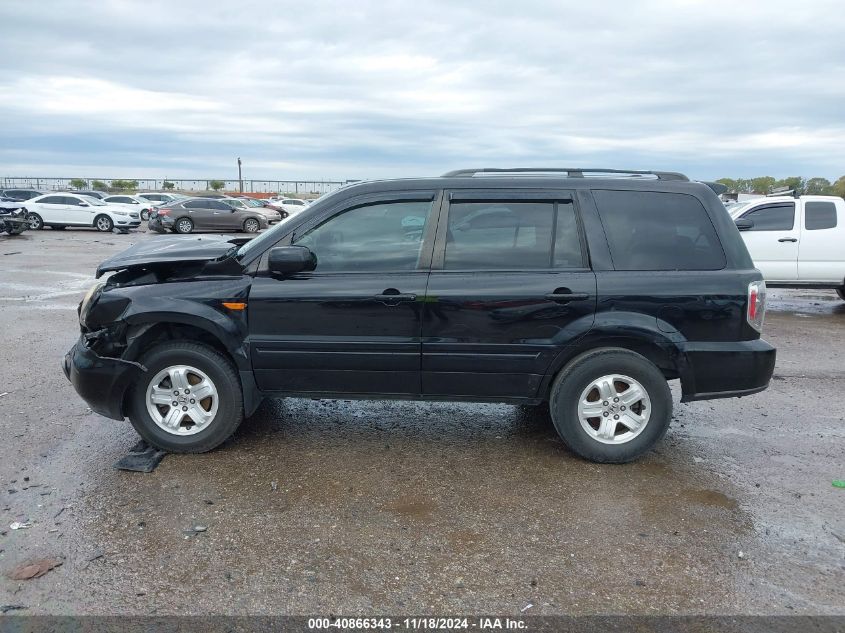 2008 Honda Pilot Vp VIN: 5FNYF28288B023431 Lot: 40866343