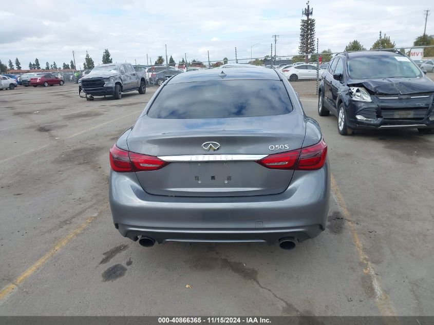 2018 Infiniti Q50 3.0T Sport VIN: JN1EV7AP4JM354337 Lot: 40866365