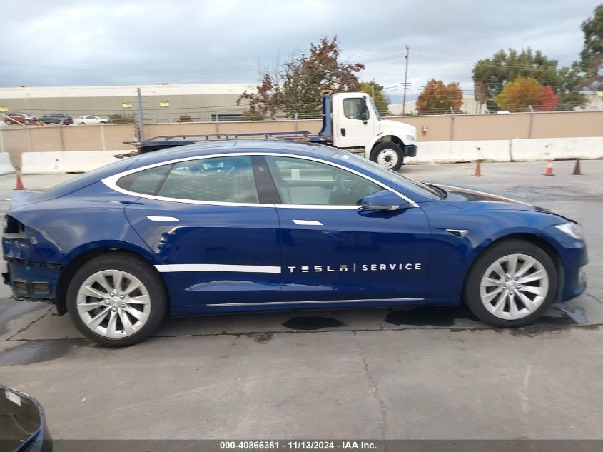 2018 Tesla Model S 100D/75D/P100D VIN: 5YJSA1E2XJF291390 Lot: 40866381