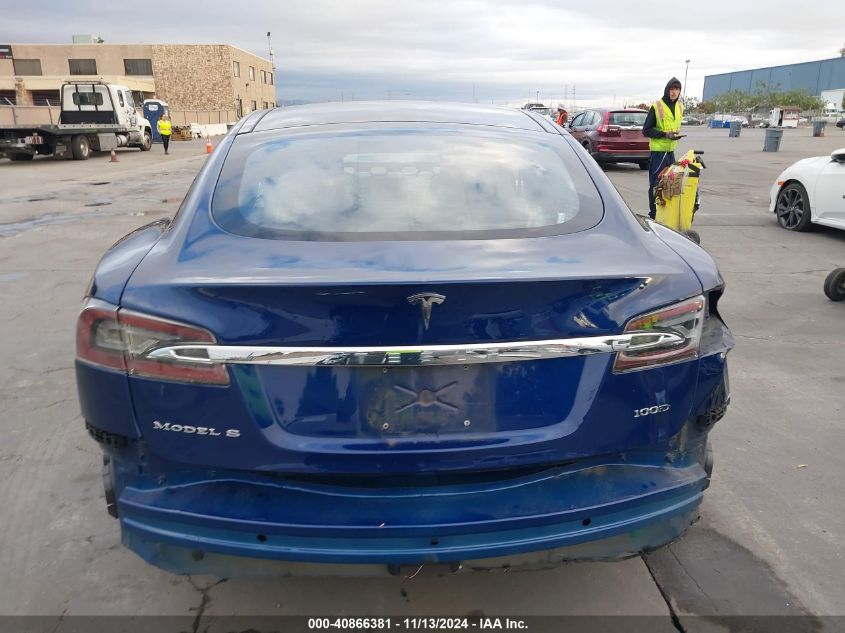 2018 Tesla Model S 100D/75D/P100D VIN: 5YJSA1E2XJF291390 Lot: 40866381