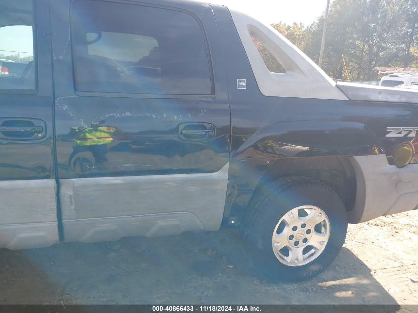 2002 Chevrolet Avalanche 1500 VIN: 3GNEK13TX2G171632 Lot: 40866433