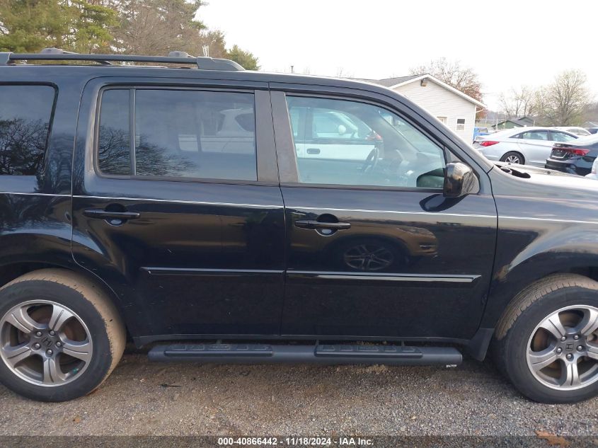 2015 Honda Pilot Se VIN: 5FNYF4H39FB059341 Lot: 40866442