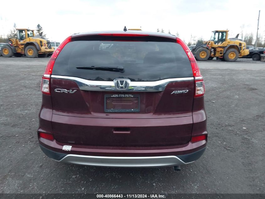 2015 Honda Cr-V Ex VIN: 02HKRM4H55FH67656 Lot: 40866443