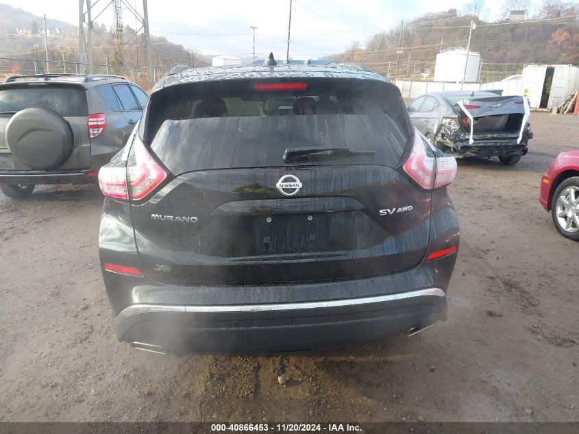 2018 Nissan Murano Sv VIN: 5N1AZ2MH5JN145489 Lot: 40866453