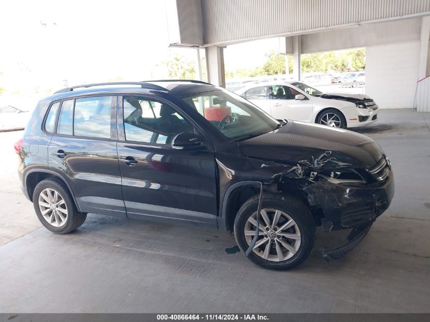 2017 Volkswagen Tiguan 2.0T/2.0T S VIN: WVGAV7AX4HK045450 Lot: 40866464