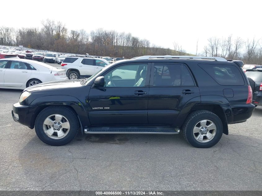 2004 Toyota 4Runner Limited V6 VIN: JTEBU17R640031259 Lot: 40866500