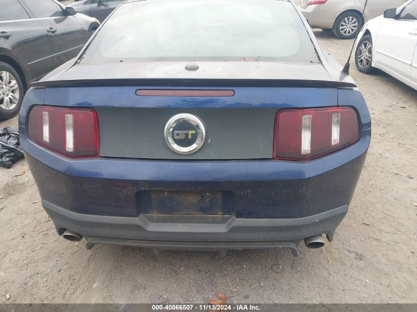 2010 Ford Mustang Gt/Gt Premium VIN: 1ZVBP8CH6A5105132 Lot: 40866507