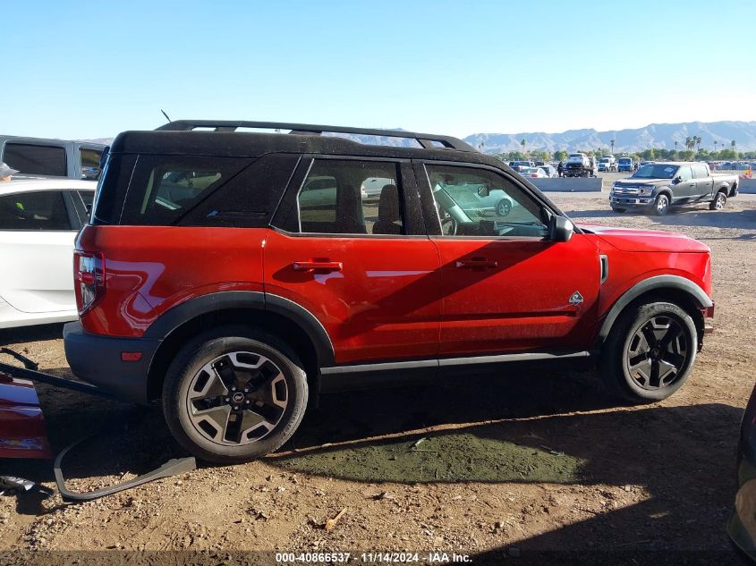 2022 Ford Bronco Sport Outer Banks VIN: 3FMCR9C67NRD74468 Lot: 40866537