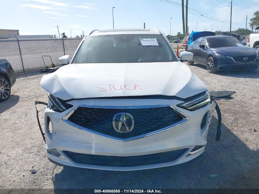 2022 Acura Mdx Advance Package VIN: 5J8YE1H86NL011466 Lot: 40866568