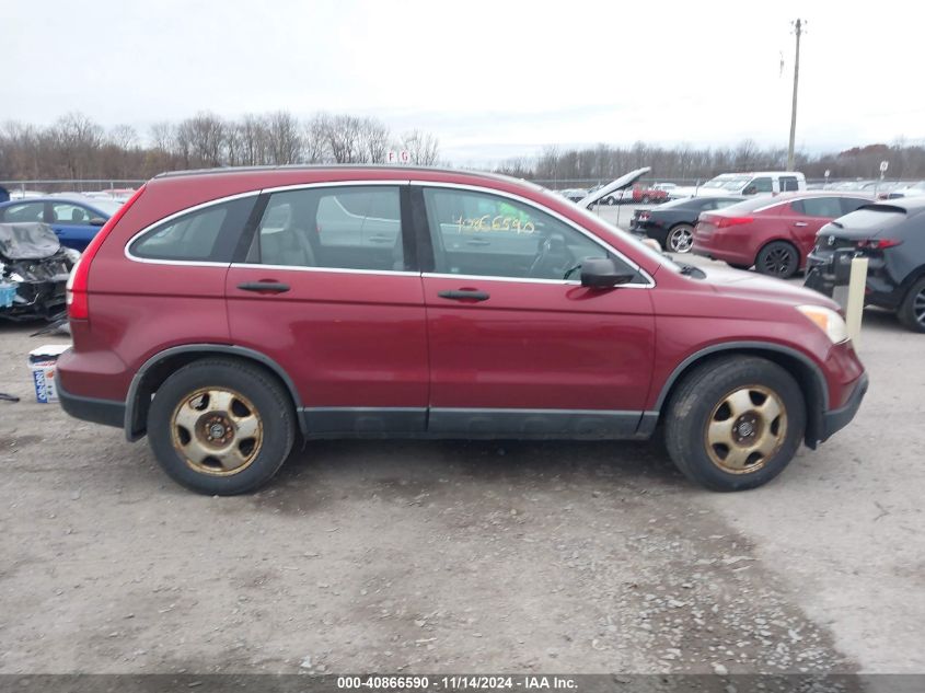 2009 Honda Cr-V Lx VIN: 5J6RE48309L002092 Lot: 40866590