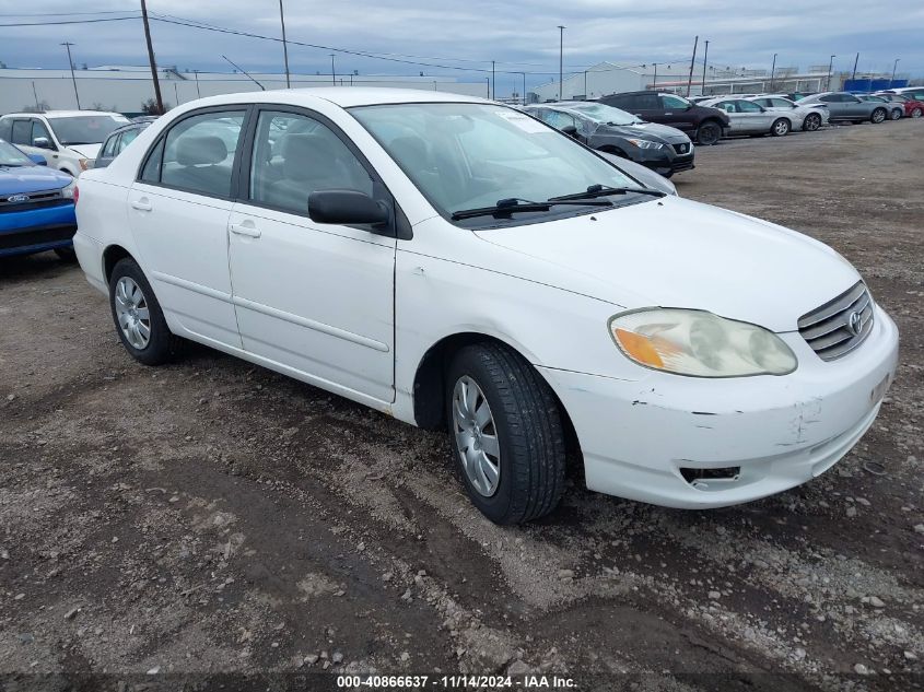 2003 Toyota Corolla Le VIN: JTDBR32E432003288 Lot: 40866637