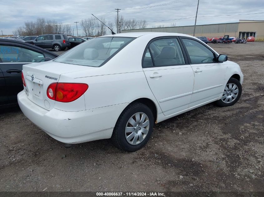 2003 Toyota Corolla Le VIN: JTDBR32E432003288 Lot: 40866637