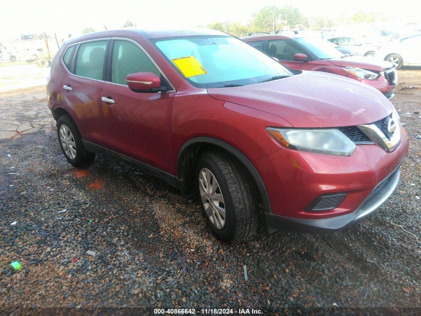 VIN 5N1AT2MV6EC868891 2014 Nissan Rogue, S no.1