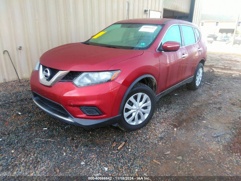 VIN 5N1AT2MV6EC868891 2014 Nissan Rogue, S no.2