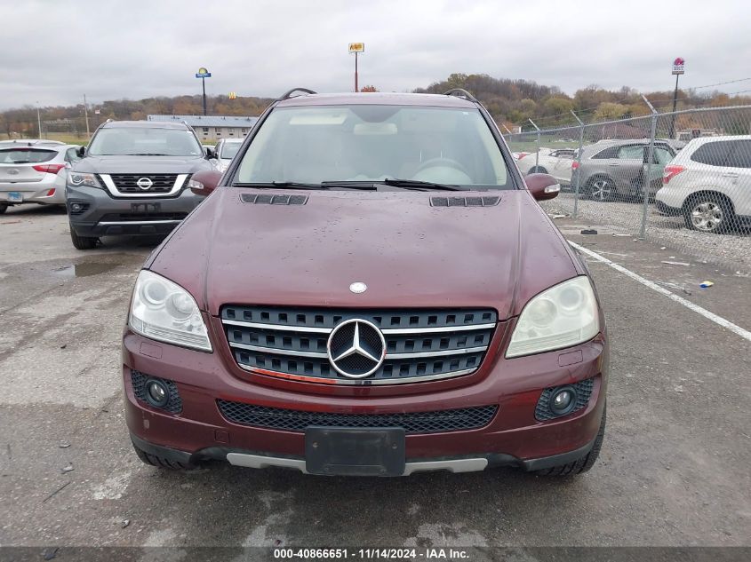 2007 Mercedes-Benz Ml 350 4Matic VIN: 4JGBB86E17A209722 Lot: 40866651