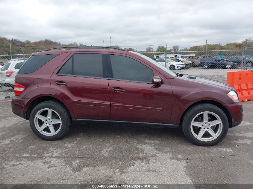 2007 Mercedes-Benz Ml 350 4Matic VIN: 4JGBB86E17A209722 Lot: 40866651