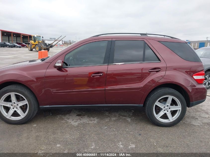 2007 Mercedes-Benz Ml 350 4Matic VIN: 4JGBB86E17A209722 Lot: 40866651