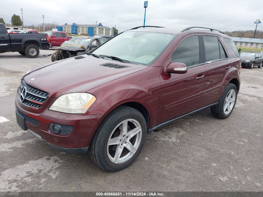 2007 Mercedes-Benz Ml 350 4Matic VIN: 4JGBB86E17A209722 Lot: 40866651