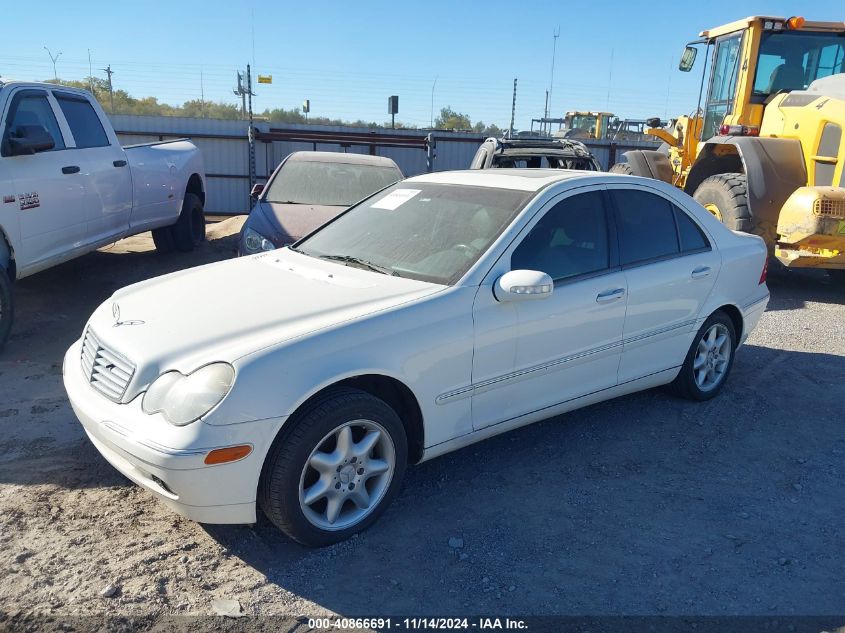 2002 Mercedes-Benz C 240 VIN: WDBRF61J72F198350 Lot: 40866691