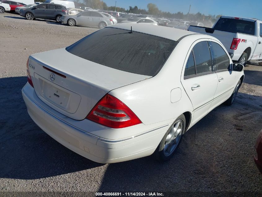 2002 Mercedes-Benz C 240 VIN: WDBRF61J72F198350 Lot: 40866691