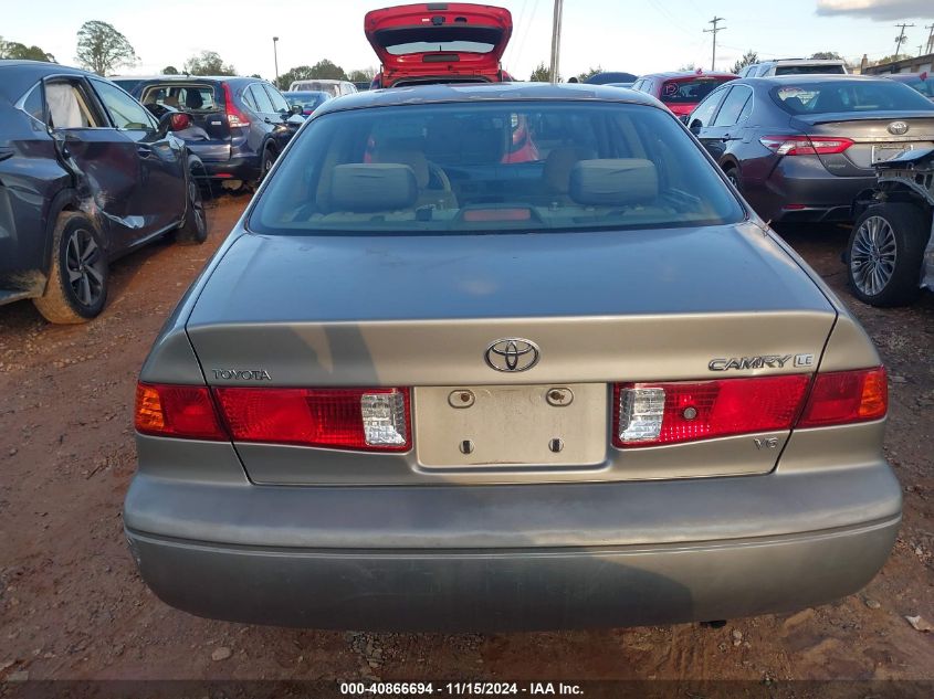 2001 Toyota Camry Le V6 VIN: JT2BF22KX10291683 Lot: 40866694