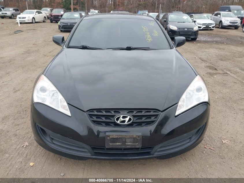 2010 Hyundai Genesis 2.0T VIN: KMHHT6KD8AU028390 Lot: 40866705