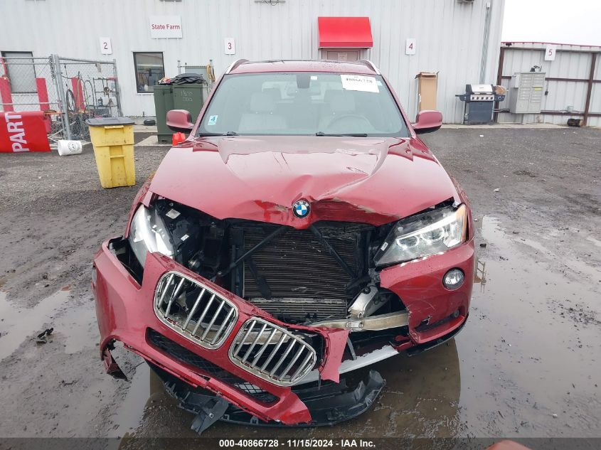 2013 BMW X3 xDrive28I VIN: 5UXWX9C59D0A18828 Lot: 40866728