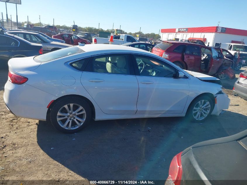 2016 Chrysler 200 Limited Platinum VIN: 1C3CCCAB4GN192191 Lot: 40866729