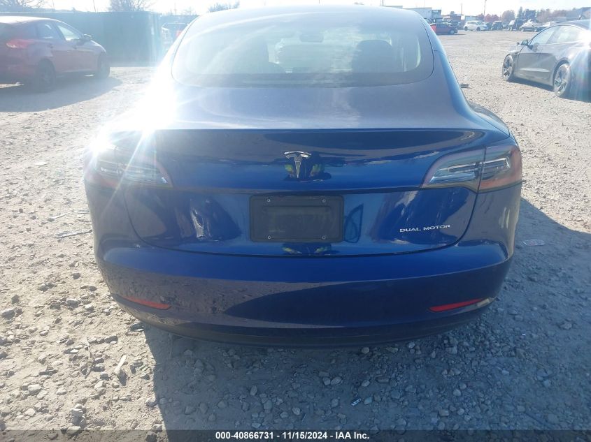 2020 Tesla Model 3 Long Range Dual Motor All-Wheel Drive VIN: 5YJ3E1EB9LF711197 Lot: 40866731